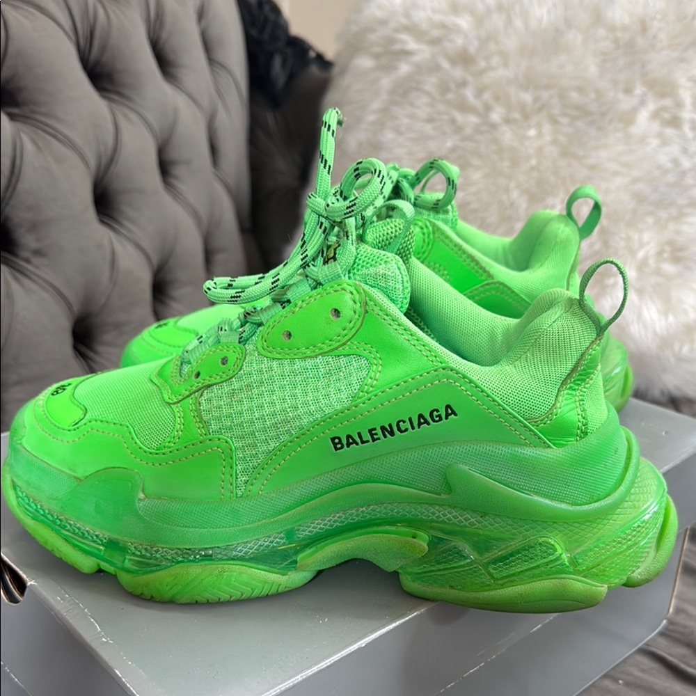 Balenciaga Bright Green Sneakers